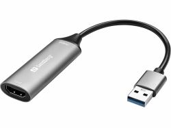 Sandberg 134-19 adaptateur graphique USB Gris 