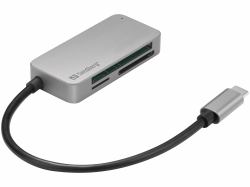 Sandberg 136-38 lecteur de carte mémoire USB 3.2 Gen 1 [3.1 Gen 1] Type-C Noir 