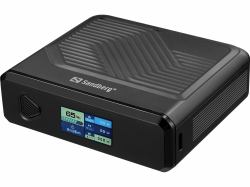 Sandberg 421-25 banque d'alimentation électrique Lithium Polymère [LiPo] 20000 mAh Recharge sans fil Noir 