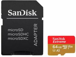 Sanford SanDisk Extreme PLUS 64 Go MicroSDXC Classe 10 