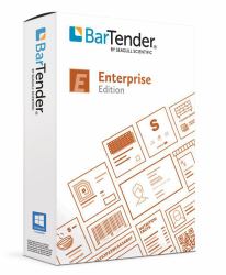Seagull BarTender Enterprise: - Application License + 10 - Printers [includes 1 Year of Standard Maintenance & Support] + 10 Printers