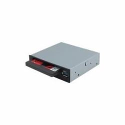Sedna SE-IHD-302-U Obturateur de baie de lecteur 8,89 cm [3.5"] ports panneau I/O Noir, Gris 