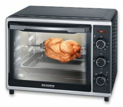 Severin TO 2056 Grille-pain four 30 L Noir, Acier inoxydable Grill 
