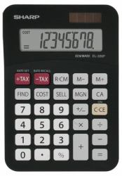 Sharp EL-330FBBK calculatrice Poche Calculatrice basique Noir 