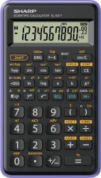 Sharp EL-501T calculatrice Poche Calculatrice scientifique Noir, Violet 