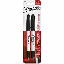 Sharpie 1985878 marqueur indélébile Noir 2 pièce[s] 