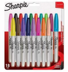 Sharpie Fine marqueur 18 pièce[s] Pointe fine Multicolore 