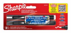 Sharpie 2201181 marqueur 2 pièce[s] Pointe ogive Noir, Blanc 