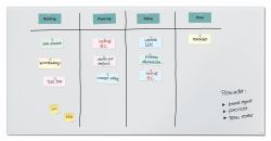 Sigel GL525 tableau magnétique & accessoires Verre 2000 x 1000 mm Blanc 