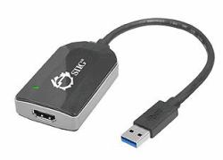 Siig JU-H20111-S1 adaptateur graphique USB Noir 