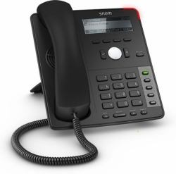 Snom D712 téléphone fixe Noir 4 lignes 