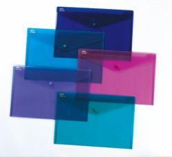 Snopake PolyFile - A4+[Foolscap] Electra Blue Bleu A4+ 