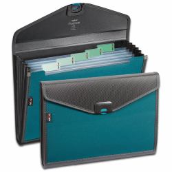 Snopake Zeon Organiser 6 part A4 Turquoise- 1 Organiser