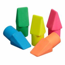 Snopake Pencil Top Eraser- 12 Bags of 25
