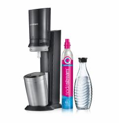 SodaStream Crystal 3.0 Métal, Acier inoxydable Noir 