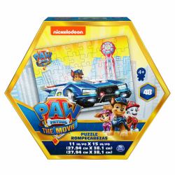 Games La Pat' Patrouille : Le Film, Puzzle de 48 pièces, pour les enfants à partir de 4 ans, Chase 
