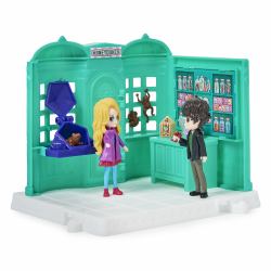Wizarding World Harry Potter, Magical Minis, Boutique de bonbons Honeydukes avec 2 figurines exclusives et 5 accessoires, jouets pour enfants à partir de 6 ans 