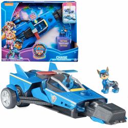 Spin Master PAW Patrol Vehicule Deluxe Chase La Super Patrouille - Le Film 