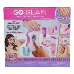 Spin Master Cool Maker - Go Glam Nail Studio - Machine Manucure - 200 ongles Avec 4 Motifs, 2 Applicateurs Vernis, 1 Protège-Vernis Et 1 Masque À Ongles - Kit de Loisirs créatifs - Jouet Enfant 7 Ans et + 