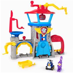 Spin Master PAW Patrol - Pat Patrouille - Quartier Général Aéroport Air Rescue - Voiture Figurine Chase À Collectionner - Mission Voltige - Pat Patrouille Jouet - Voiture Enfant - Jouet Enfant 3 Ans Et + 