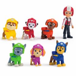 Spin Master PAW Patrol - Pat Patrouille - Coffret Cadeau 7 Figurines Air Rescue - Figurine À Collectionner - Mission Voltige - Pat Patrouille Jouet - Cadeau Enfant 3 Ans Et + - Jouet Enfant 3 Ans Et + 