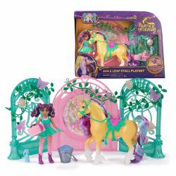 Spin Master PLAYSET MINI POUPEE AVA ET LEAF COLOR CHANGE Unicorn Academy 