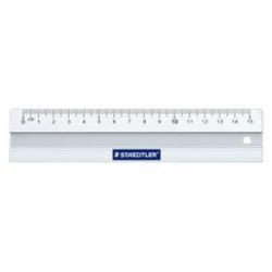 Staedtler Mars 563 Règle de bureau 150 mm Aluminium Blanc 
