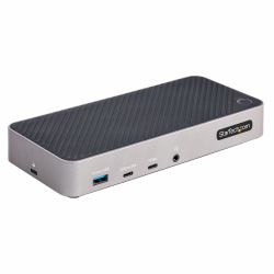 StarTech.com Station d'Accueil Triple Moniteur USB-C - Dock Triple HDMI/DP 4k USB-C - Hub USB 5x - GbE - 100W PD - Docking Station Universelle Multi-Écrans - Compatible Thunderbolt 3/4 