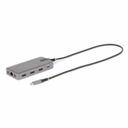 StarTech.com Adaptateur USB-C Triple Moniteur Multiport - Double HDMI 4K 60Hz + 4K 30Hz et DisplayPort, Hub USB 10Gbps 3 ports, 100W PD Pass-Trough, GbE, Station d'Acceuil de Voyage, Windows et ChromeOS 