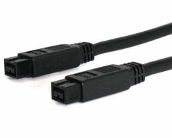 StarTech.com 10 ft 1394b Firewire Cable 9-9 Pin M-M 3,05 m Noir 