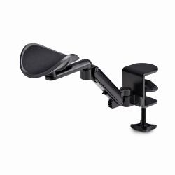 StarTech.com Repose Bras Articulé Ergonomique pour Bureau, Support Ergonomique Réglable pour Bras/Coude, Rotation à 360 Degrés, Repose-Bras/Appui-Bras avec Installation par Serrage sans Perçage, Noir 