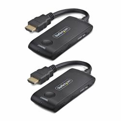 StarTech.com 4KHDMI-WIRELESS-65FT extension audio/video Émetteur et émetteur-récepteur AV Noir 