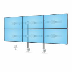 StarTech.com 6-MONITOR-ARM-A support d'écran plat pour bureau 81,3 cm [32"] Blanc 