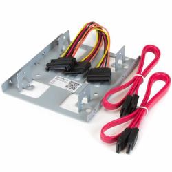 StarTech.com Kit de Montage pour 2 Disques Durs 2,5" SATA dans Baie 3,5" 