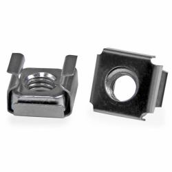 StarTech.com Lot de 100 Écrous Cage M6 et Outil de Montage pour Baies de Serveurs, Armoires et Boîtiers de 19" ou 10", Argent - TAA 