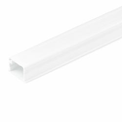 StarTech.com Chemin de Câbles PVC Robuste avec Couvercle et Ruban Adhésif - 19mm W x 13mm H - Longueur 2m - Passe Câble pour Câbles Réseaux/Électriques - Goulottes pour Câbles Muraux, Homologué UL 