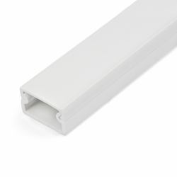 StarTech.com Chemin de Câbles PVC Robuste avec Couvercle et Ruban Adhésif - 19mm W x 11mm H - Longueur 1m - Passe Câble pour Câbles Réseaux/Électriques, Max 6 Câbles, Homologué UL 