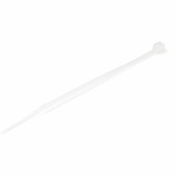 StarTech.com Colliers de Serrage 10 cm Blancs - Largeur 2 mm - Diam. faisceau 22 mm - Résistance traction 8 kg - Fermeture glissière autobloquante nylon avec pointe incurvée - 94V-2/UL -100 pcs 