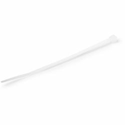 StarTech.com Colliers de Serrage 10 cm Blancs - Largeur 2 mm - Diam. faisceau 22 mm - Résistance traction 8 kg - Fermeture glissière autobloquante nylon avec pointe incurvée - 94V-2/UL -1000 pcs 
