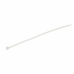 StarTech.com Lot de 100 Attaches de Câbles de 15cm - Largeur 3,6mm, Diamètre du Faisceau 39mm, Résistance à la Traction 18kg, Attaches Autobloquantes en Nylon avec Extrémité Incurvée, Homologuées UL, Blanches - TAA 