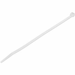 StarTech.com Colliers de Serrage 20 cm Blancs - Largeur 4 mm - Diam. faisceau 55 mm - Résistance traction 22 kg - Fermeture glissière autobloquante nylon avec pointe incurvée - 94V-2/UL -1000 pcs 