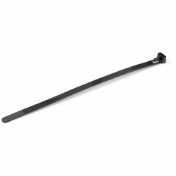 StarTech.com Colliers de Serrage Réutilisables 20 cm Noirs - Largeur 7 mm - Diam. faisceau 50 mm - Résistance traction 22 kg - Colson nylon détachable - Intérieur/extérieur - Homologués 94V-2/UL - 100 pcs 