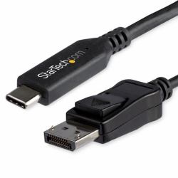 StarTech.com CDP2DP146B câble vidéo et adaptateur 1,8 m USB Type-C DisplayPort Noir 
