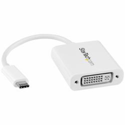 StarTech.com Adaptateur vidéo USB Type-C vers DVI - M/F - Blanc 