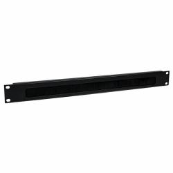 StarTech.com Panneau Gestion de Câbles Horizontal pour Racks de Serveurs 1U - Passe Câbles avec Brosse 