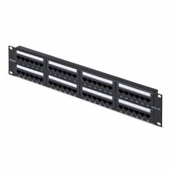 StarTech.com Panneau Patch Cat6 48 Ports 2U Monté en Rack, RJ45, UTP, 110 Punch-Down, Panneau Patch Ethernet Cat 6 pour Rack Serveurs Réseau 