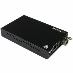 StarTech.com Convertisseur de média fibre optique Gigabit Ethernet - Monomode LC - 20 km 