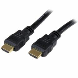 StarTech.com Câble HDMI 50cm - Câble HDMI 4K Haut Débit avec Ethernet - Vidéo UHD 4K 30Hz - Câble HDMI 1.4 - Moniteurs, Projecteurs, Téléviseurs et Écrans Ultra HDMI - Cordon HDMI Noir - M/M 