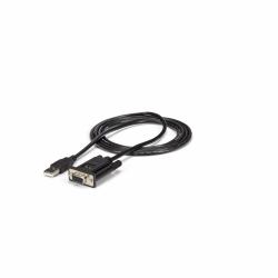 StarTech.com Câble Adaptateur USB vers RS232 Série - Câble DB9 Série DCE avec FTDI - Null Modem - USB 1.1 / 2.0 - Alimenté par Bus 