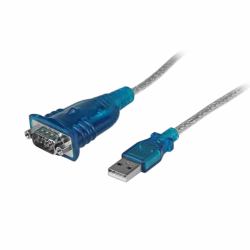 StarTech.com Câble Adaptateur USB vers Série DB9 RS232 - Mâle / Mâle 